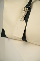 KANEHA 2026 campaign - leather duffle bag White Green 05