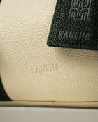 KANEHA 2026 campaign - leather duffle bag White Green 08