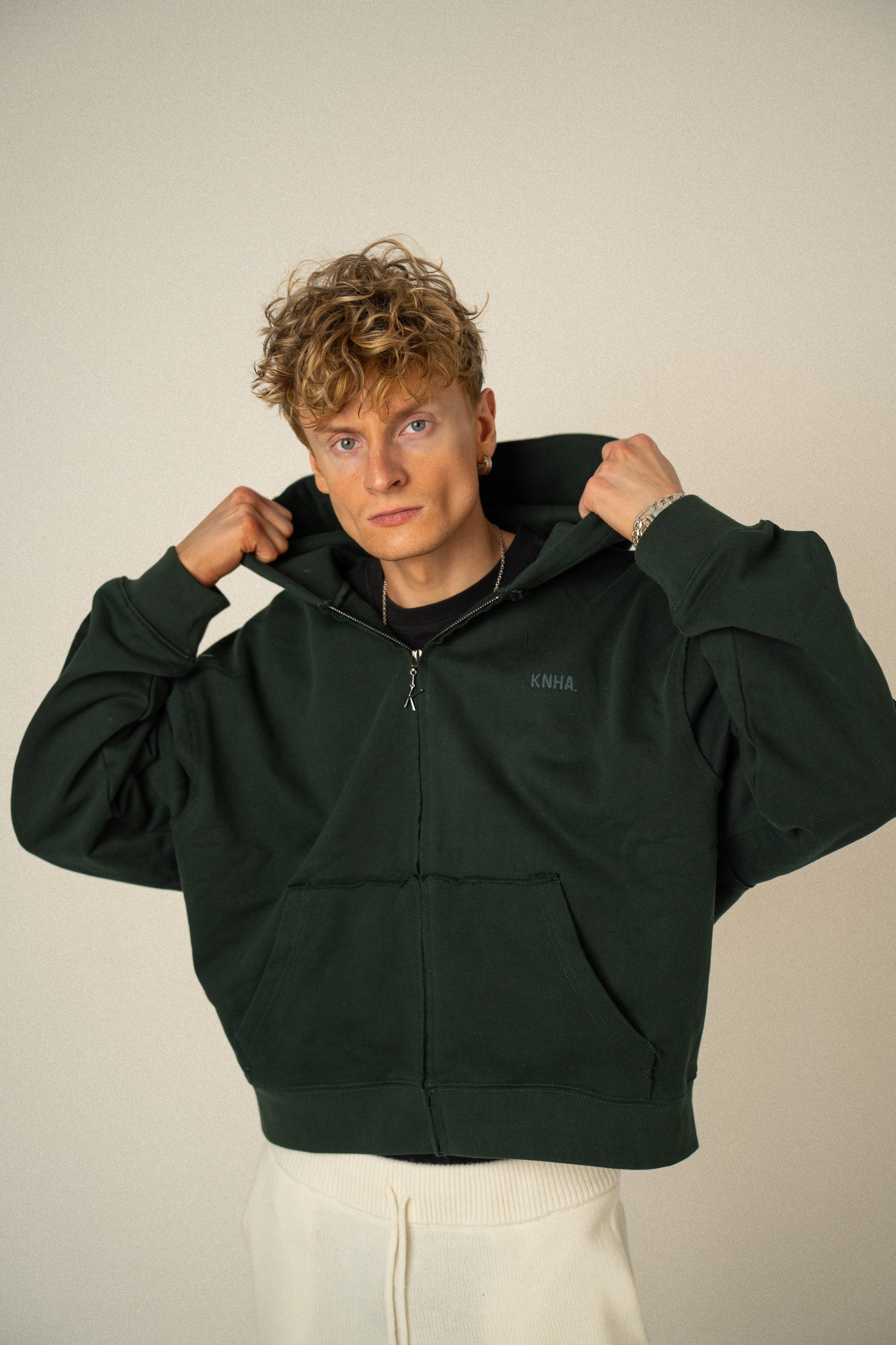 KANEHA 2026 campaign - zip hoodie Forest Green 07